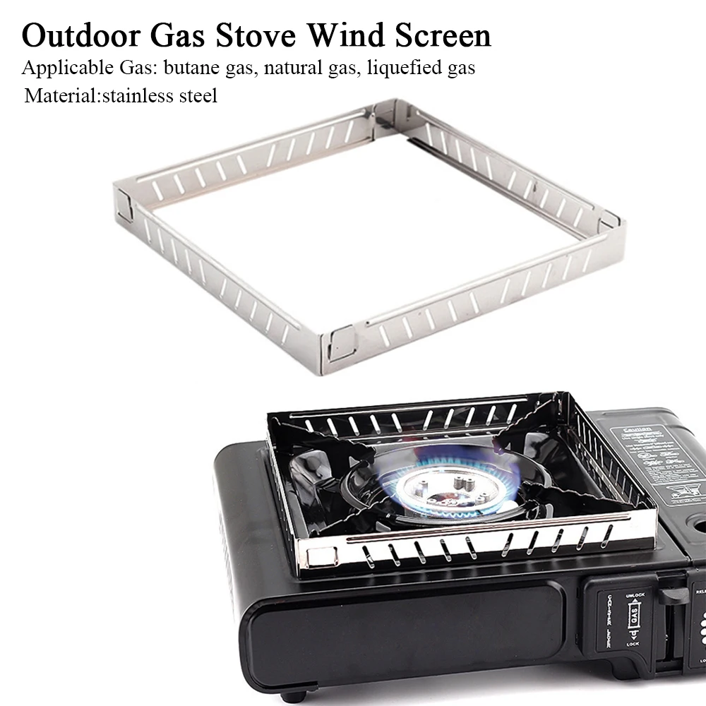 Camping Cooking Windscreen - Уличная газовая плита, ветрозащитный экран, складная