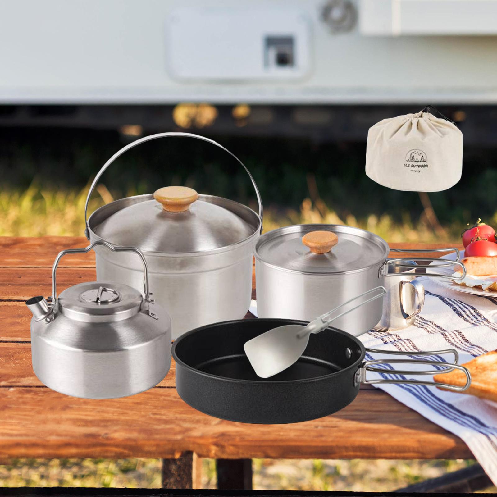 Camping Cooking Frying Pan - Посуда для кемпинга, посуда, портативная сковорода