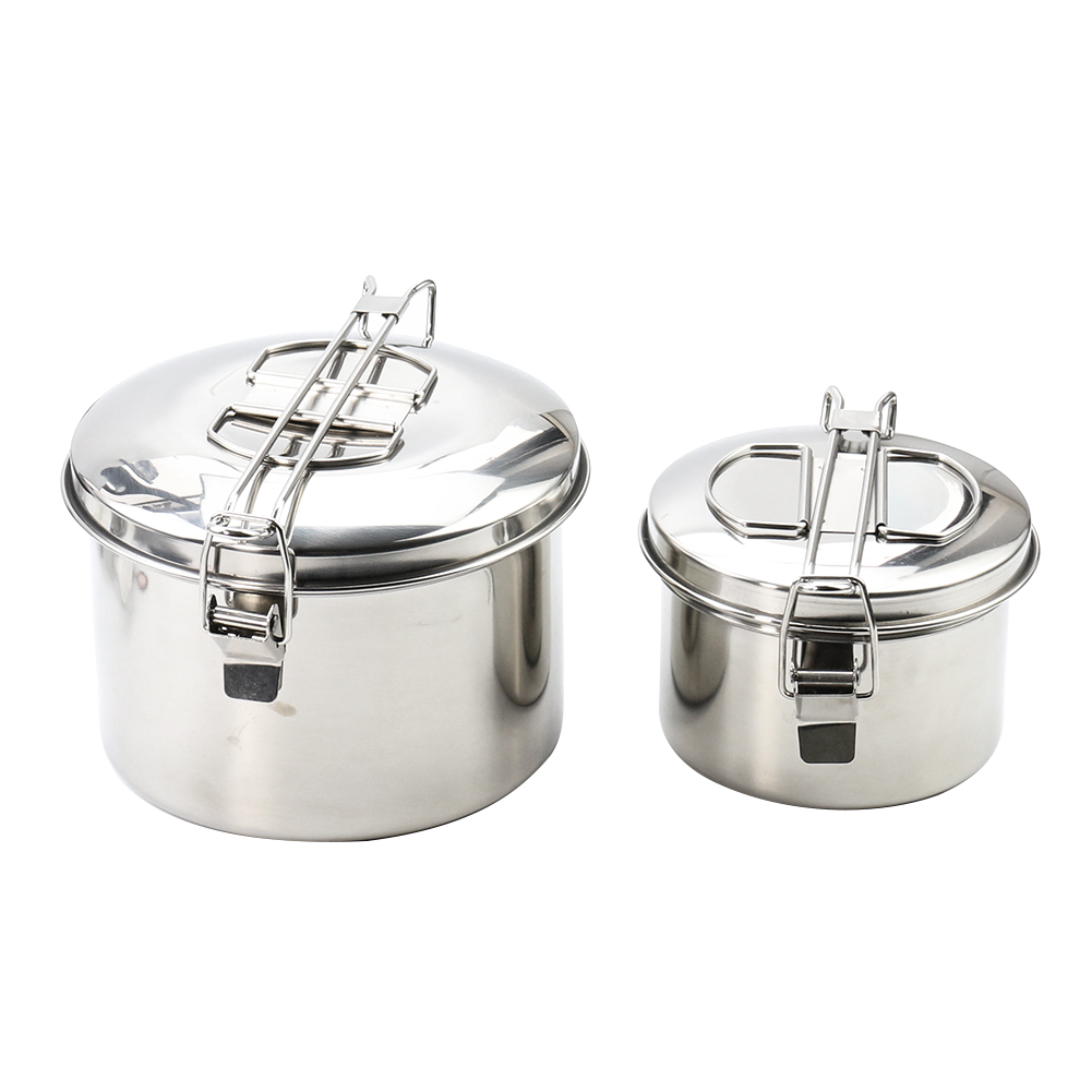 Camping Hanging Cooking Pot - Подвесная кастрюля из нержавеющей стали для