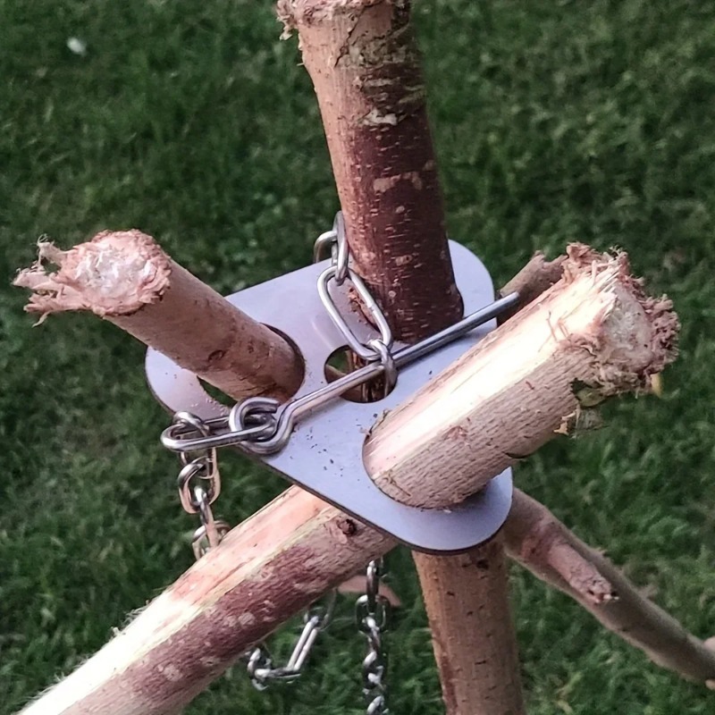 Camping Hanging Cooking Pot - Портативный разборный подвесной держатель для барбекю