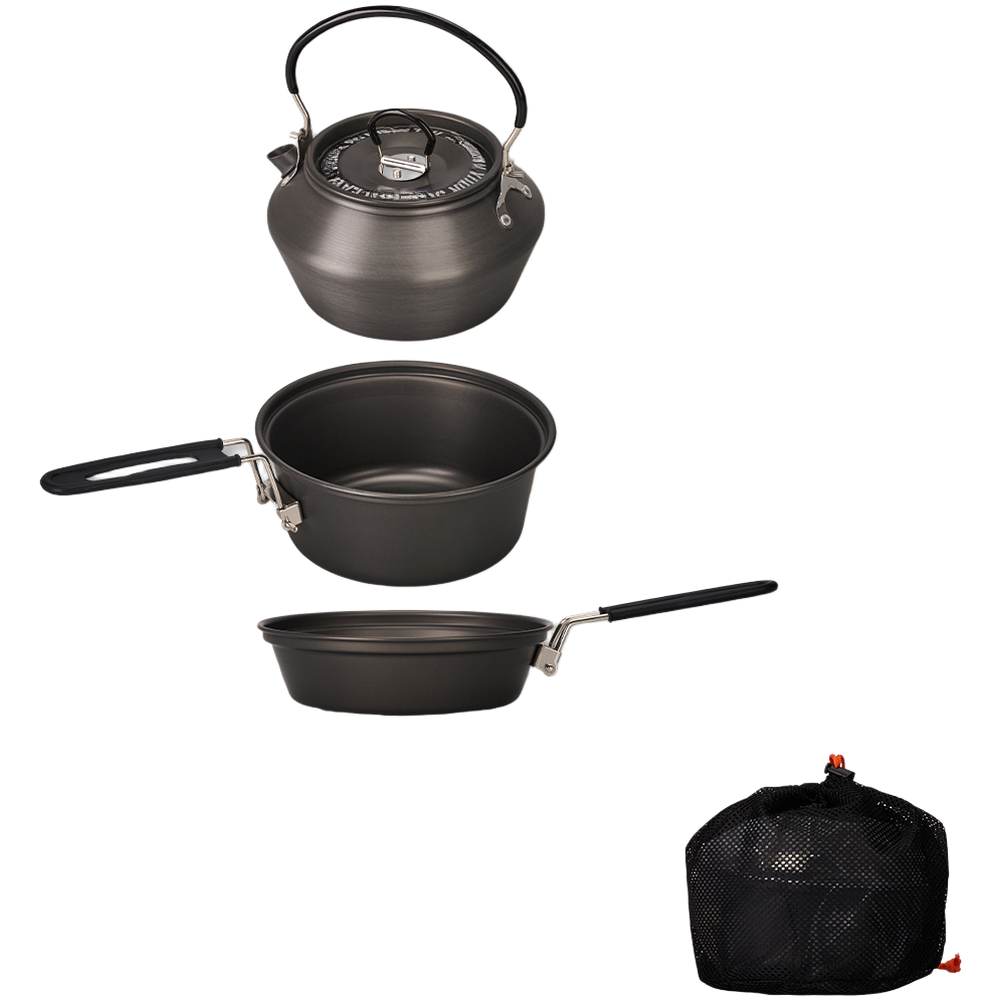 Camping Cooking Gear Set - Легкий набор походной посуды из алюминиевого