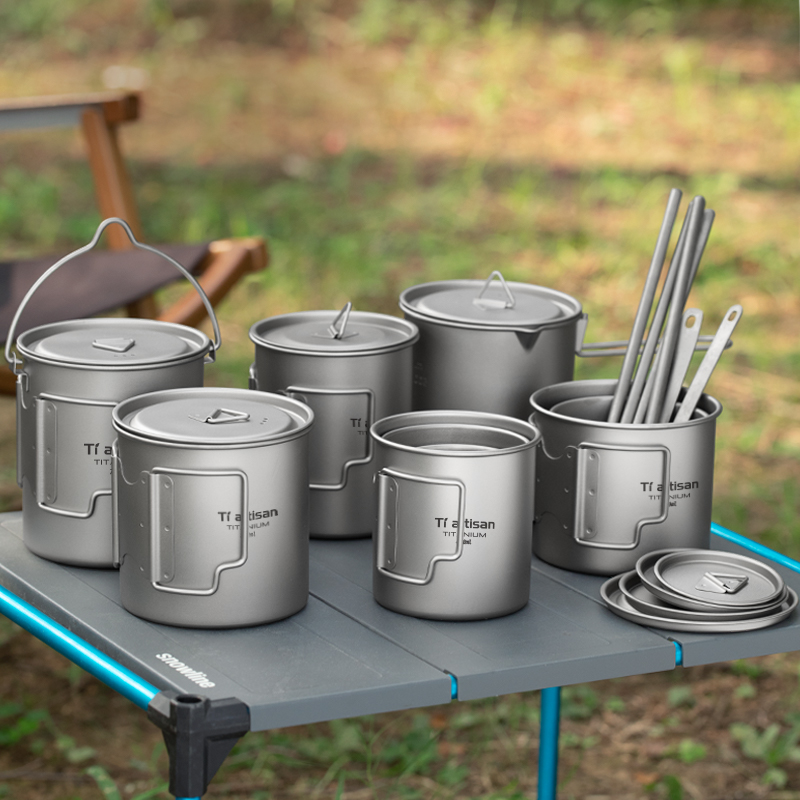 Mess Kit Titanium - Tiartisan уличная титановая легкая портативная чашка