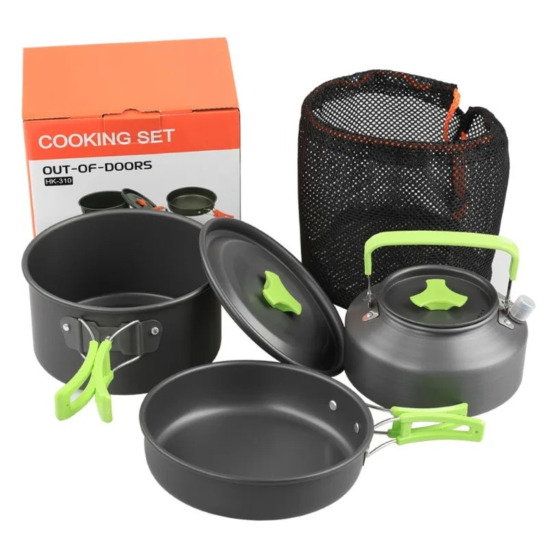 Camping Cooking Gear Set - Набор для кемпинга, походная кухонная утварь,