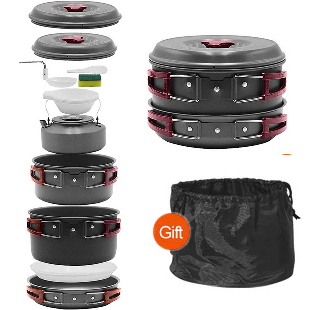 Camping Cooking Frying Pan - Кастрюля для пикника на 3-4 человек,