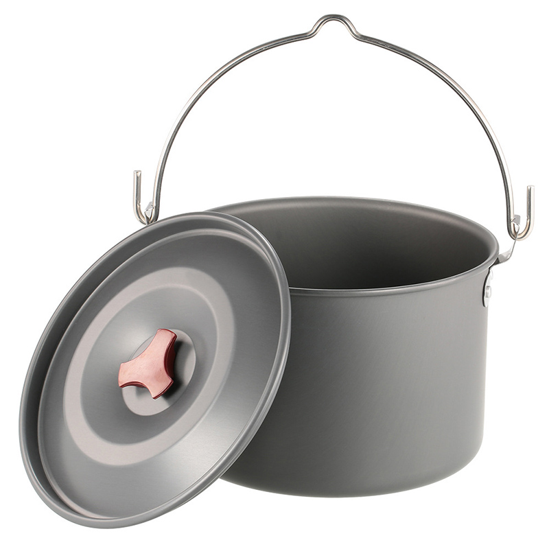 Camping Hanging Cooking Pot - 4-литровые подвесные котелки для кемпинга, походный