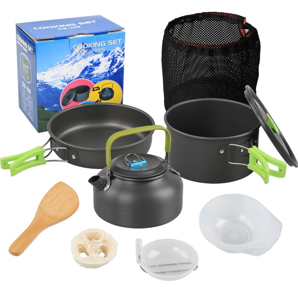 Camping Cooking Set Ds 308 - Набор походной посуды для кемпинга: кастрюля,