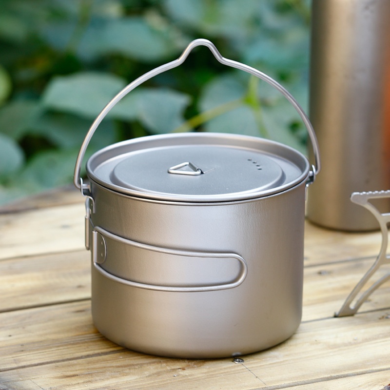 Camping Hanging Cooking Pot - Уличная подвесная кастрюля для супа большой