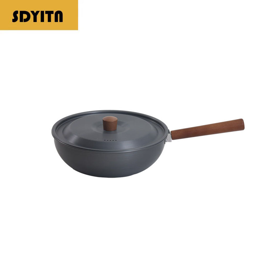 Camping Cooking Wok - Уличная сковорода-вок из алюминиевого сплава со