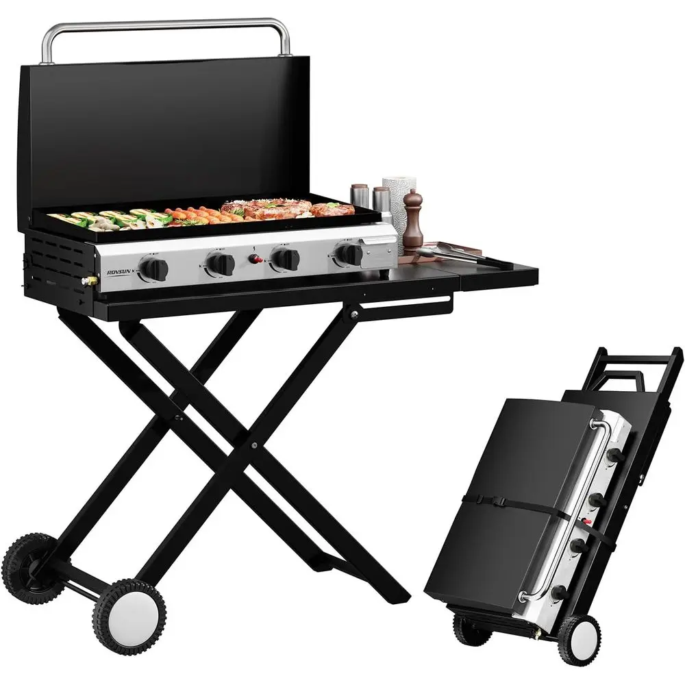 Camping Cooking Propane - Портативная 4-конфорочная газовая плита на пропане