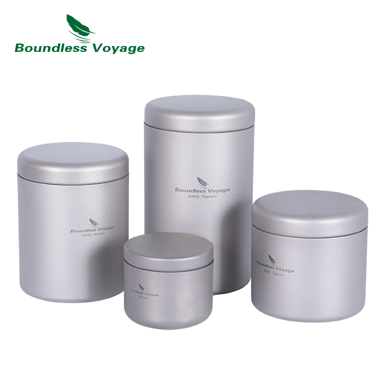 Mess Kit Titanium - Титановая банка для чая Boundless Voyage,