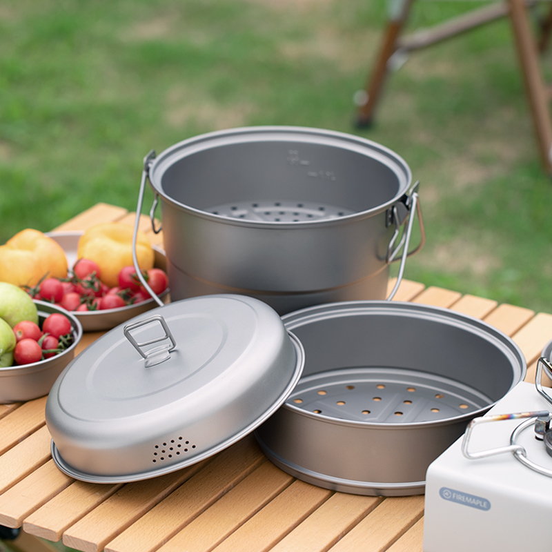 Титановая подвесная кастрюля с – обзор и цена Camping Hanging Cooking Pot