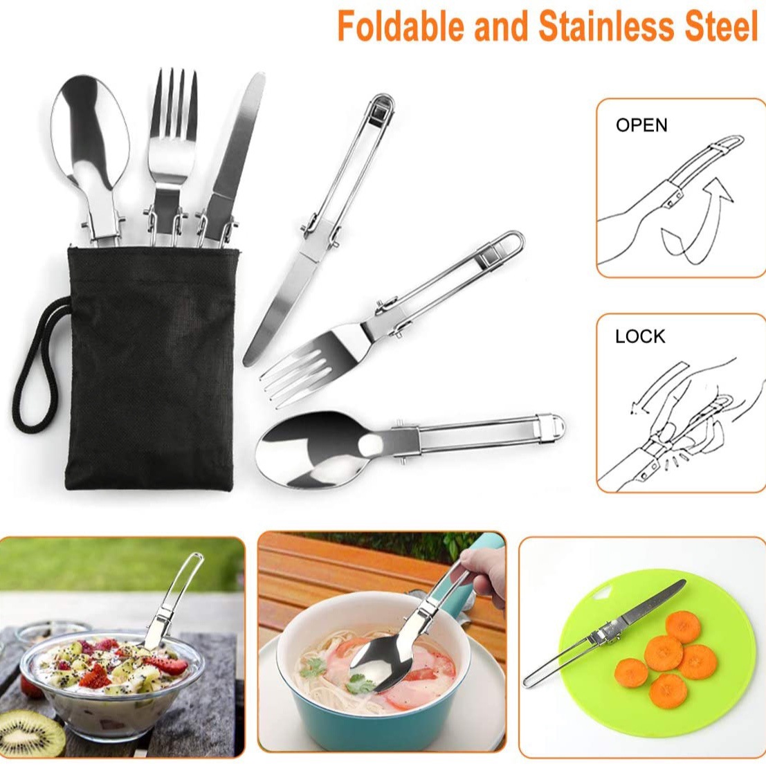 Набор для кемпинга на открытом – обзор и цена Camping Cooking Gear Set