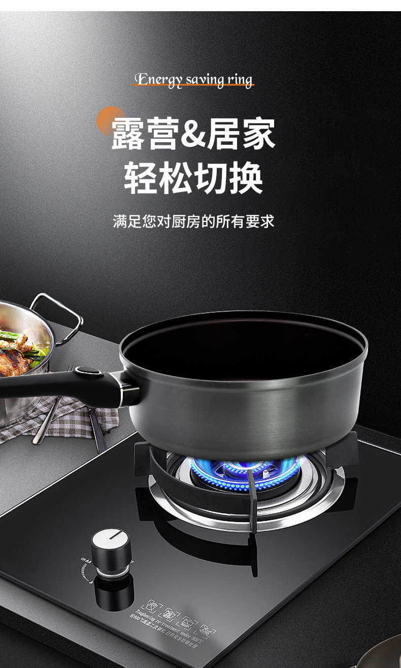 Сковорода Bulin с антипригарны – обзор и цена Camping Cooking Frying Pan