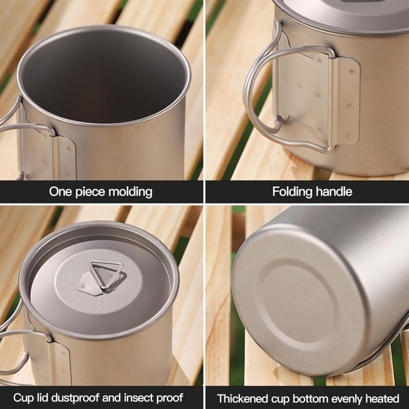 Титановая походная кружка со с – обзор и цена Mess Kit Titanium