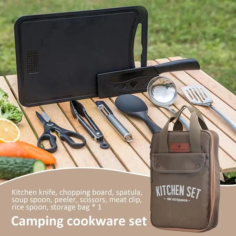 Набор походной кухонной утвари – обзор и цена Camping Cooking Gear Set