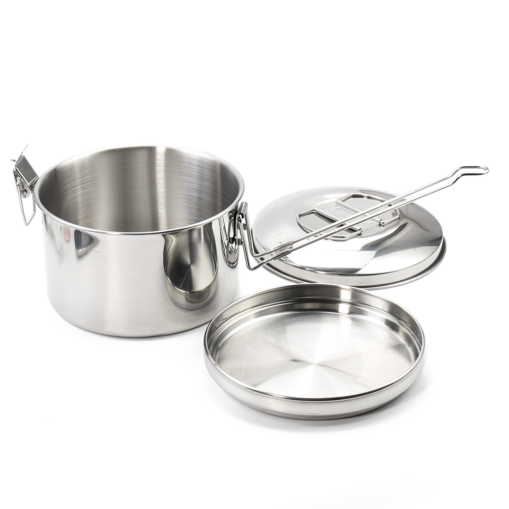 Подвесная кастрюля из нержавею – обзор и цена Camping Hanging Cooking Pot