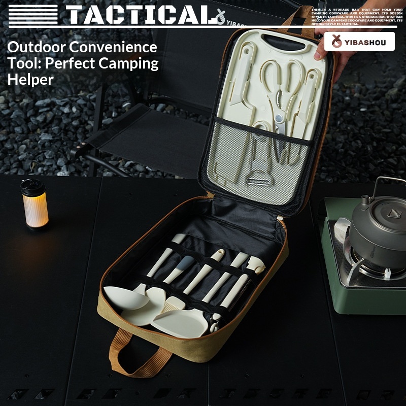 Портативный набор походной пос – обзор и цена Camping Cooking Gear Set