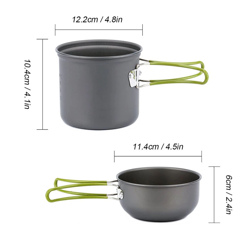 Набор посуды для кемпинга, све – обзор и цена Camping Cooking Gear Set