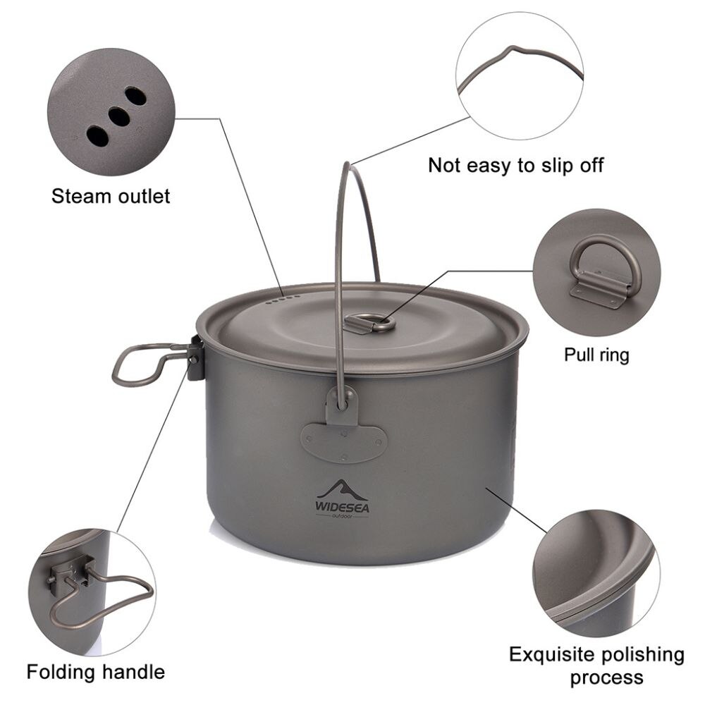 Widesea посуда для кемпинга, т – обзор и цена Camping Cooking Wok