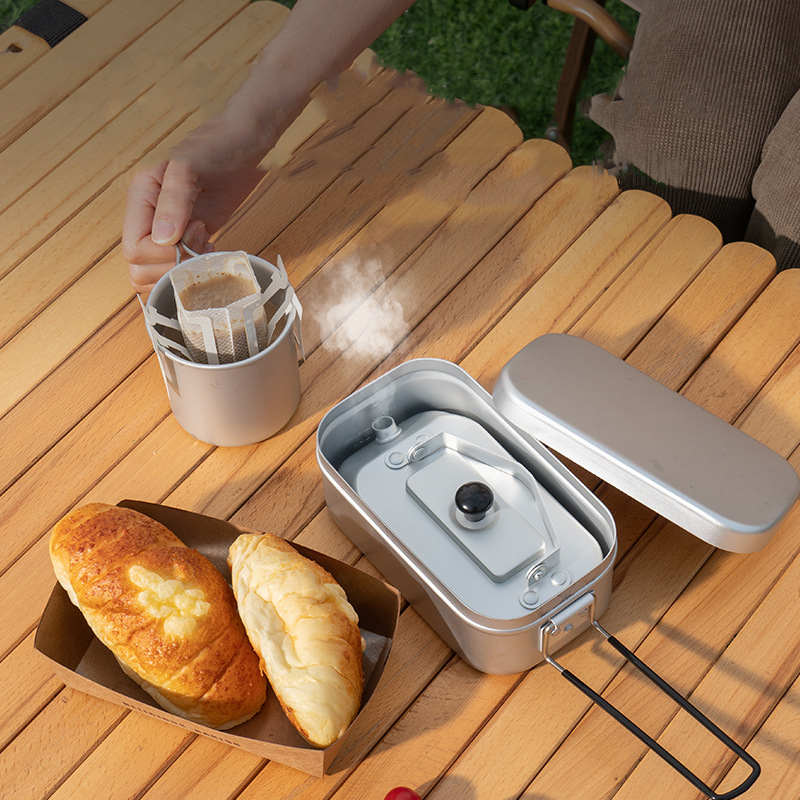 Сверхлегкий портативный турист – обзор и цена Camping Cooking Gear Set