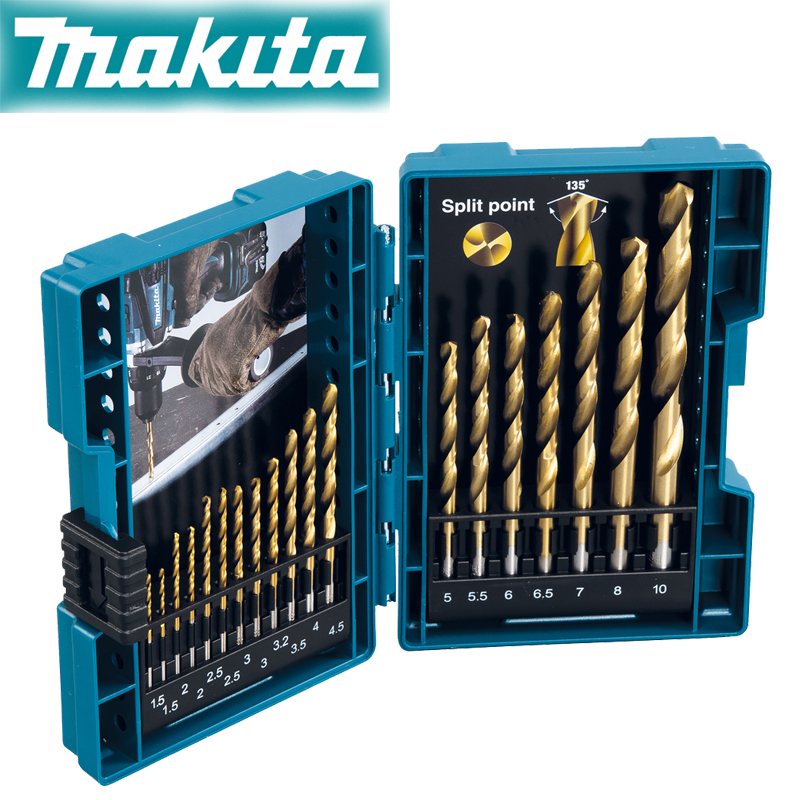 Набор сверл Makita D-67527 HSS – обзор и цена Mess Kit Titanium