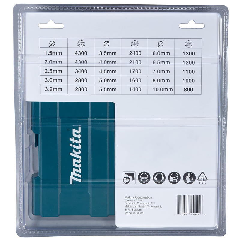 Набор сверл Makita D-67527 HSS – обзор и цена Mess Kit Titanium