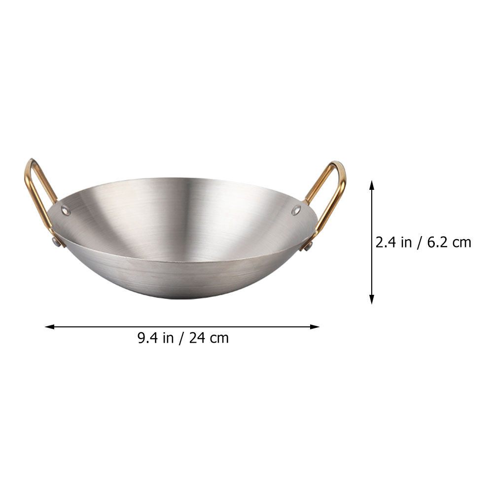Сковорода-вок из нержавеющей с – обзор и цена Camping Cooking Frying Pan