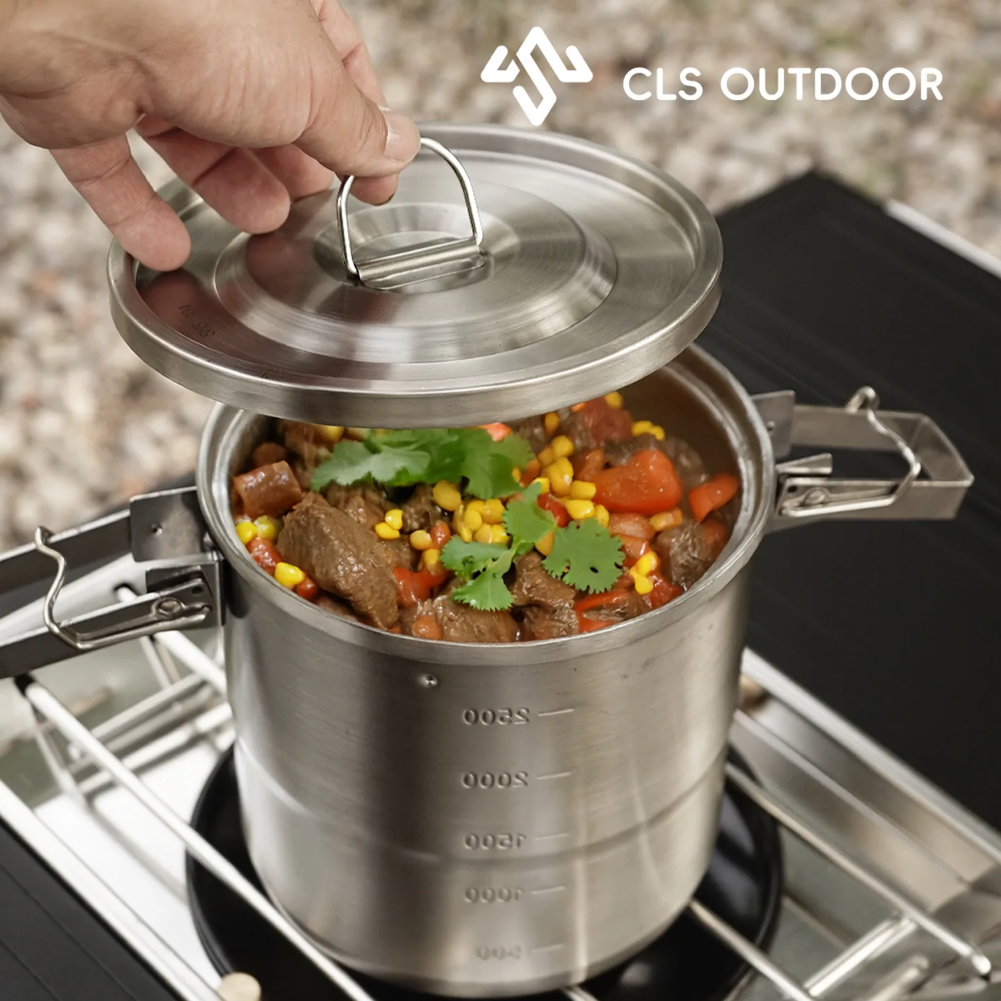 Набор походной посуды из нержа – обзор и цена Camping Hanging Cooking Pot