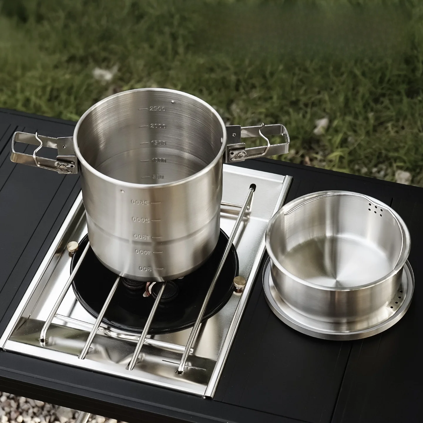 Набор походной посуды из нержа – обзор и цена Camping Hanging Cooking Pot