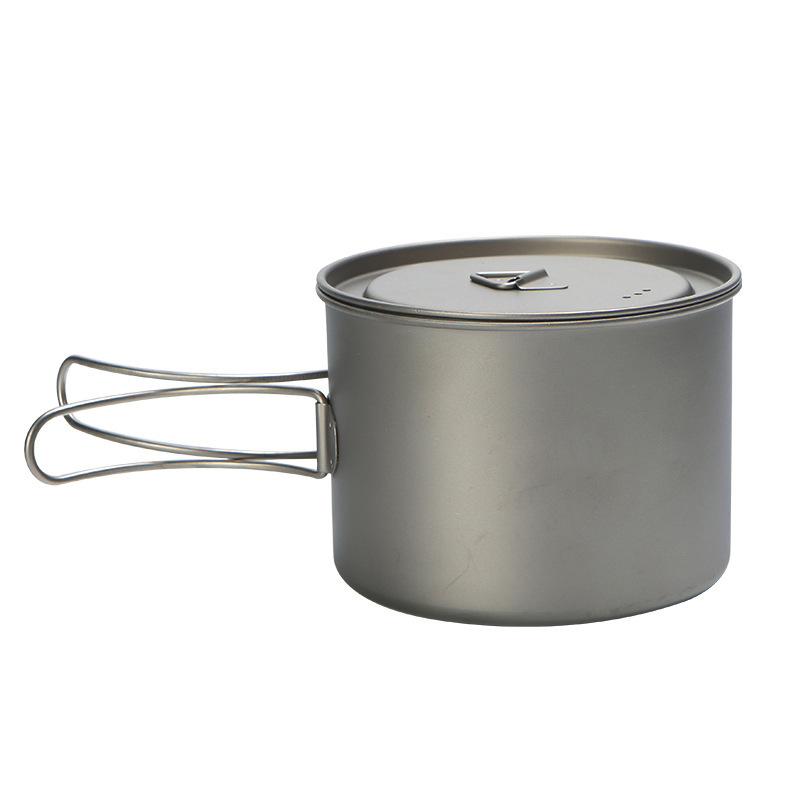 Титановый кастрюля для пикника – обзор и цена Camping Hanging Cooking Pot
