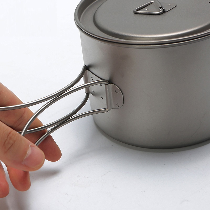Титановый кастрюля для пикника – обзор и цена Camping Hanging Cooking Pot