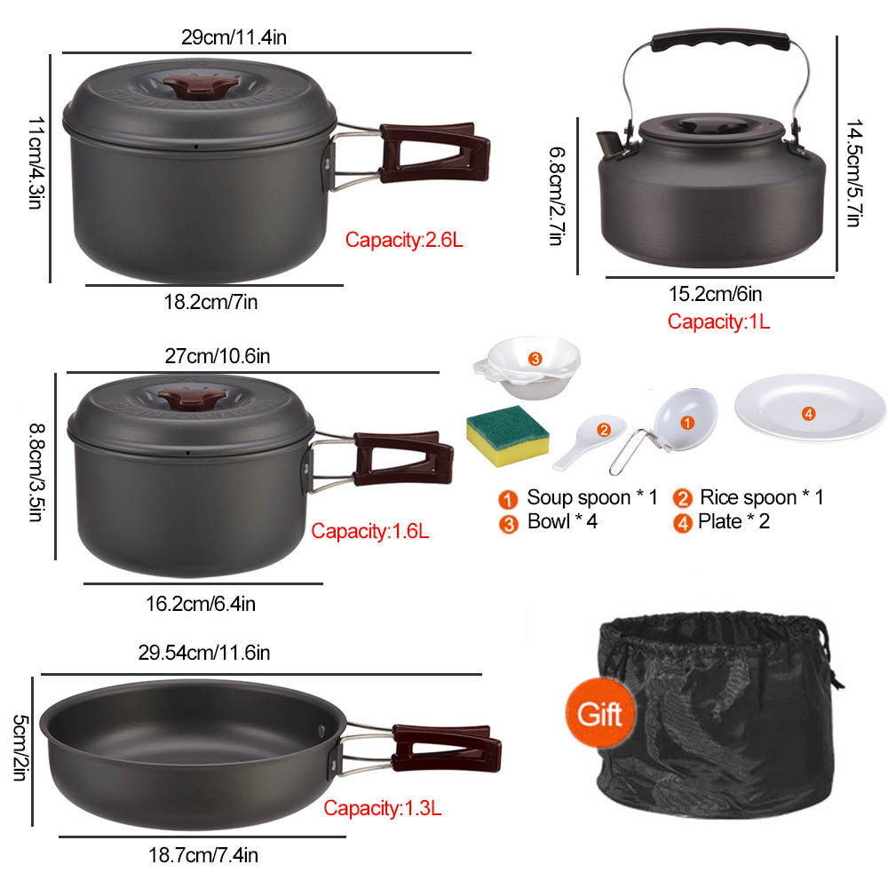 Кастрюля для пикника на 3-4 че – обзор и цена Camping Cooking Frying Pan