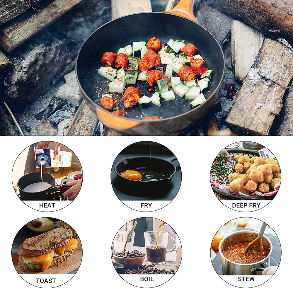 Кастрюля для пикника на 3-4 че – обзор и цена Camping Cooking Frying Pan