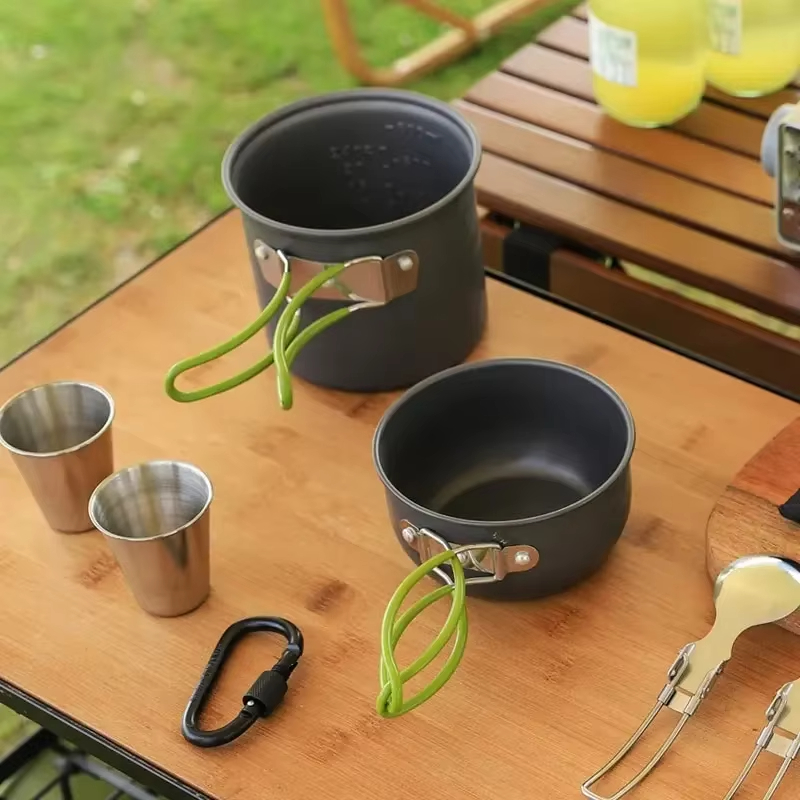Набор походной посуды для пикн – обзор и цена Camping Cooking Gear Set