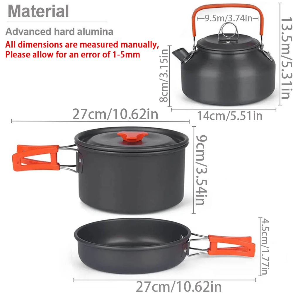 1 шт./1 компл., набор посуды д – обзор и цена Camping Cooking Gear Set