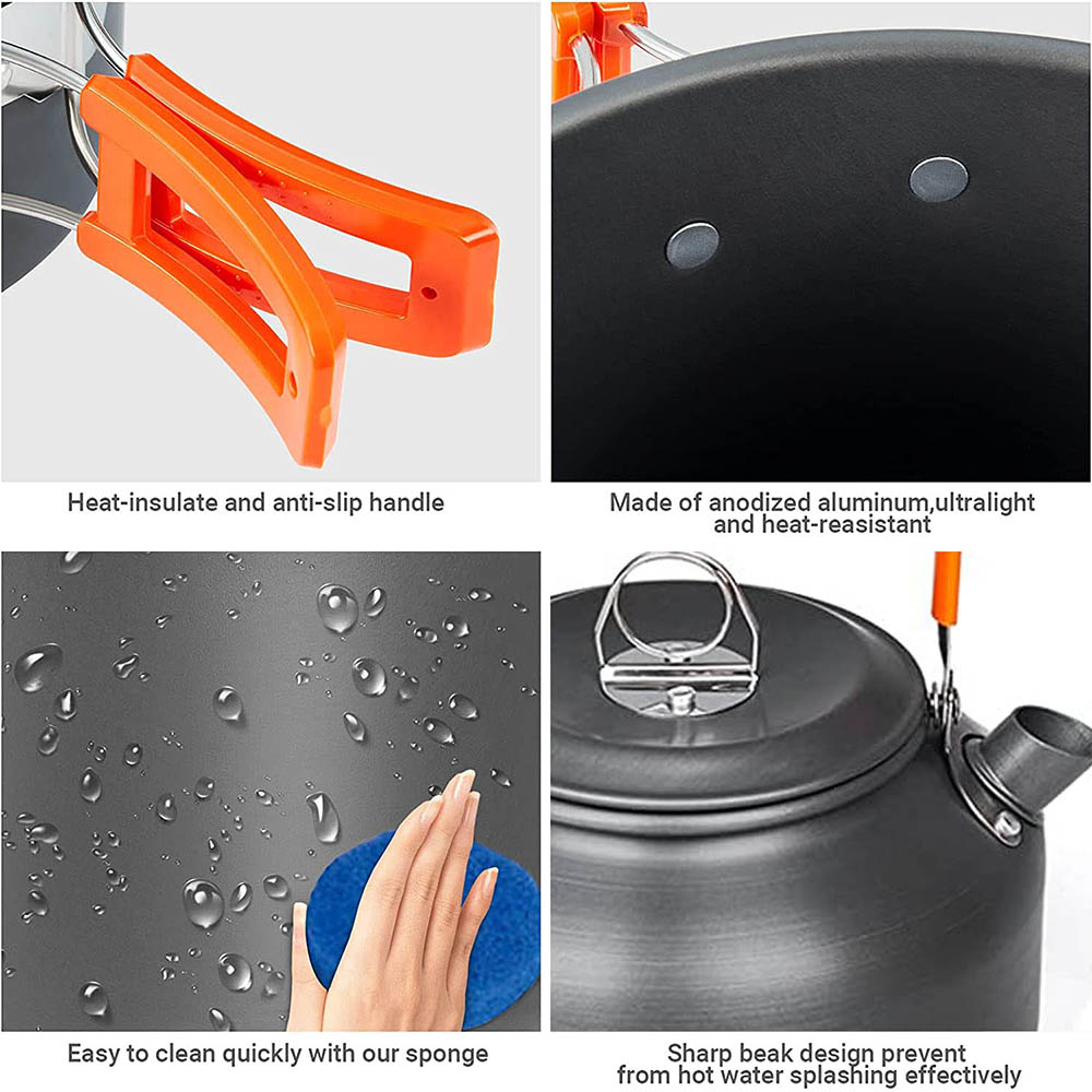 1 шт./1 компл., набор посуды д – обзор и цена Camping Cooking Gear Set