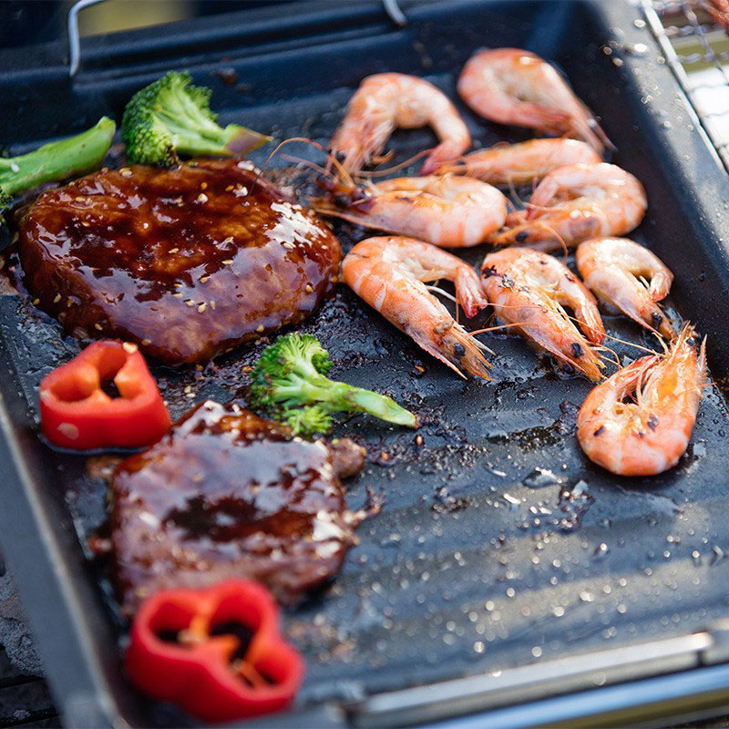 Уличная толстая квадратная ско – обзор и цена Camping Cooking Wok