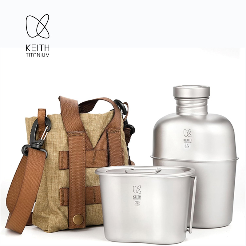 Набор для кемпинга KEITH из чи – обзор и цена Mess Kit Titanium