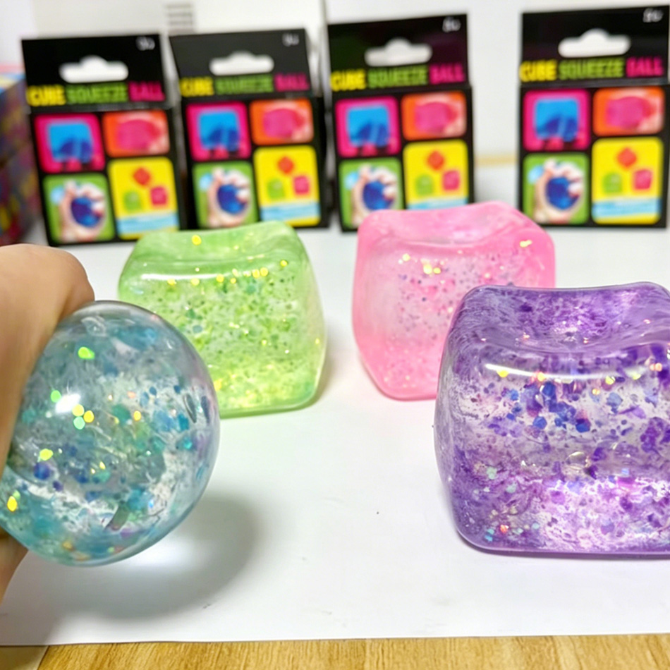 Красочный блестящий антистресс – обзор и цена Fire Starter Cube