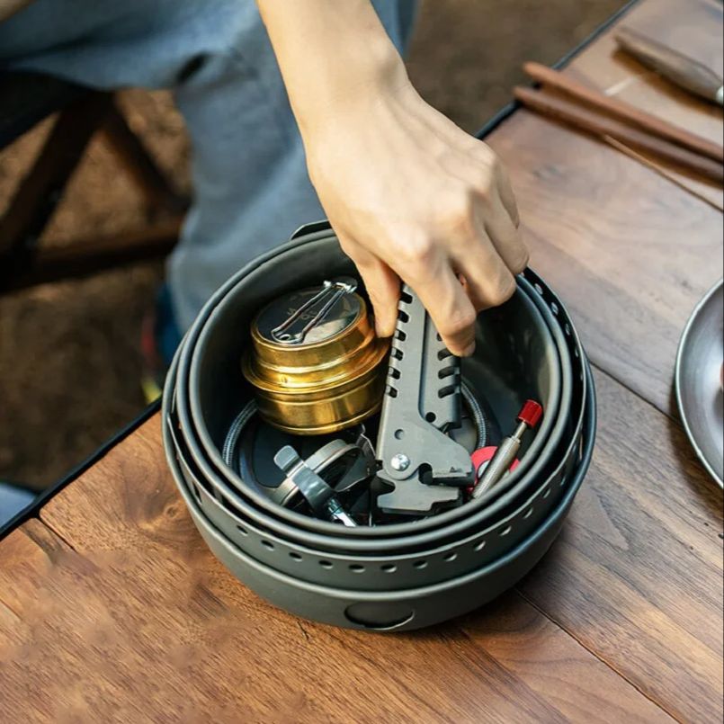 Кастрюля из сплава для кемпинг – обзор и цена Camping Cooking Frying Pan