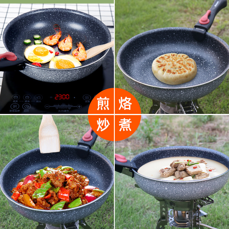 Портативная походная сковорода – обзор и цена Camping Cooking Wok