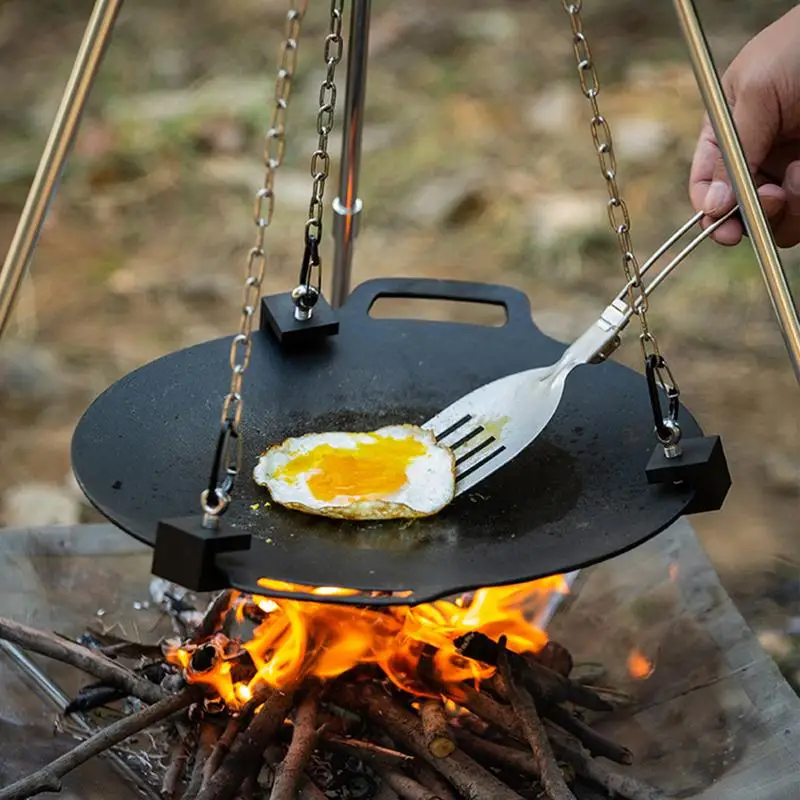 Алюминиевая подставка-тренога  – обзор и цена Camping Hanging Cooking Pot