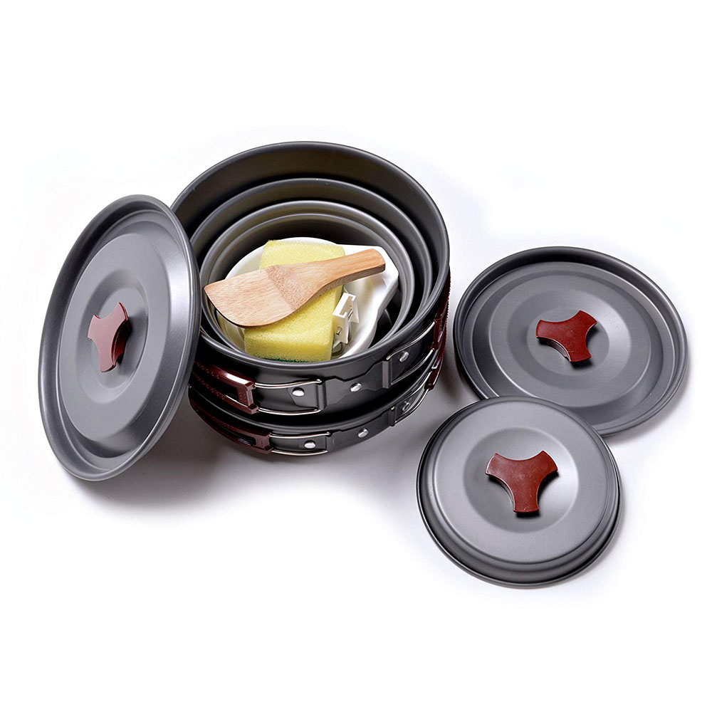 Набор посуды для кемпинга на о – обзор и цена Camping Cooking Wok