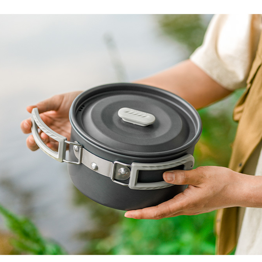 Набор уличных кастрюль Natureh – обзор и цена Camping Cooking Frying Pan